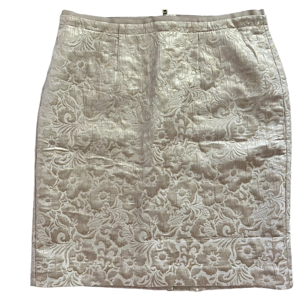 NWOT LOFT Brocade Skirt Size 8 – Textured Metallic Chic / Holiday & Occasion